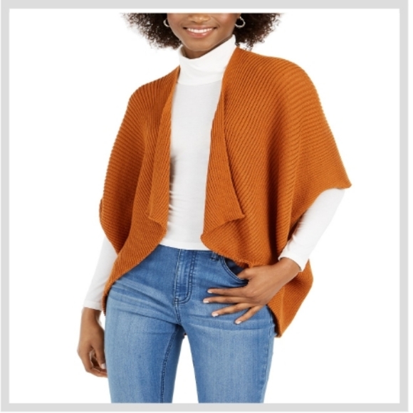 NEW "Save the Ocean" Lady's Gray Sweater Shrug Jacket Boutique PLUS 2X - Picture 2 of 6